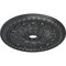 Ekena Millwork Tomango Egg & Dart Ceiling Medallion (Canopies up to 6 3/4"), 27 7/8"OD x 3 7/8"ID x 2 1/2"P, Pewter CM27TOPES - alternate 2